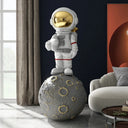 Astro Moon astronaut sculpture, alternate view