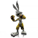 The Contender chrome rabbit sculpture, Emerald