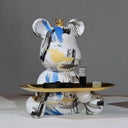 The Mini Graffiti Bear sculpture, alternate view