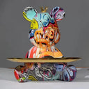 The Mini Graffiti Bear sculpture, alternate view
