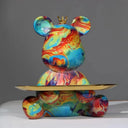 The Mini Graffiti Bear sculpture, alternate view