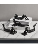 Chill Readers sculpture, alternate view