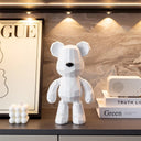 Geometric Teddy sculpture, alternate view