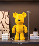 Geometric Teddy sculpture, alternate view
