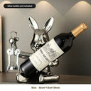 Wine Savage sculpture, alternate view