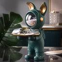 Astro Rabbit sculpture, alternate view