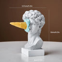 David Cream bust, Light Blue