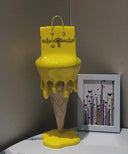 Hermes Cream sculpture, alternate view
