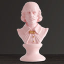 Mozart bust, Pink 1