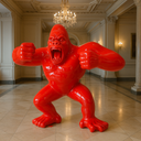 King Kong 180 cm sculpture, alternate view