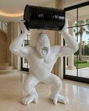Giant Gorilla 180 cm sculpture, alternate view
