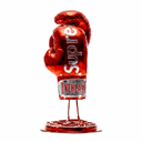The Triumph Glove sculpture, alternate view