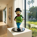 Mr. Wealth 40 cm sculpture, alternate view