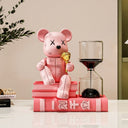 The Timekeeper Bear sculpture, alternate view