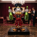 Billionaire Duck (DomP) Lifesize 150 cm sculpture, alternate view
