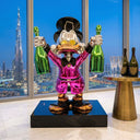 Billionaire Duck (DomP) Lifesize 150 cm sculpture, alternate view