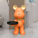 Bear Marble sculpture, alternate view