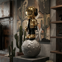The Lunar Icon astronaut sculpture, alternate view