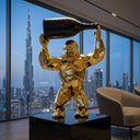 King Kong Royale sculpture, alternate view