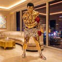 Muhammad Ali Legend 180 cm sculpture, alternate view