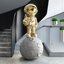 Astro Moon astronaut sculpture, alternate view