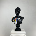 David bust sculpture, alternate view