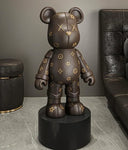 The LV Bear sculpture, alternate view