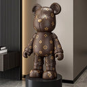 The LV Bear sculpture, alternate view