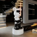 The Stormtrooper Bear sculpture, alternate view