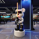 The Stormtrooper Bear sculpture, alternate view