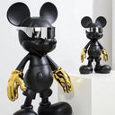 Cyberpunk Mickey sculpture, alternate view