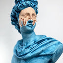Apollo Blue sculpture, alternate view