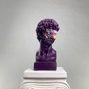 David Purple Pop sculpture