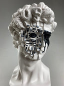David Terminator Black sculpture, alternate view