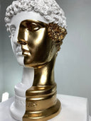 Hermes Gold bust, alternate view