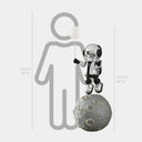 The Moonlight astronaut sculpture, alternate view