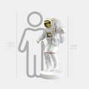 White Space Astronaut Explorer 150 cm sculpture, alternate view