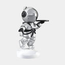 Astral Silver Astronaut Bear Butler 90 cm sculpture, alternate view