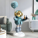 Galactic Blue Astronaut Butler Balloon 110 cm sculpture