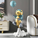 Astro Rocket astronaut sculpture, alternate view