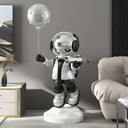 Lunar Silver Astronaut Butler Balloon 110 cm sculpture