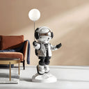 Lunar Silver Astronaut Glow Balloon 110 cm sculpture