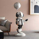Lunar Silver Astronaut Moon Balloon 110 cm sculpture