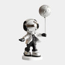 Lunar Silver Astronaut Moon Balloon 96 cm sculpture, alternate view