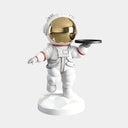 Nova White Astronaut Bear Butler 90 cm sculpture, alternate view