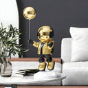 Celestial Gold Astronaut Balloon 55 cm sculpture, alternate view