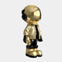 Celestial Gold Astronaut Beats 70 cm sculpture