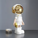 Cosmic White Astronaut Buddy 36 cm sculpture, alternate view