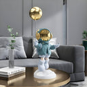 Galactic Blue Astronaut Balloon 55 cm sculpture, alternate view