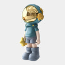 Galactic Blue Astronaut Buddy 36 cm sculpture